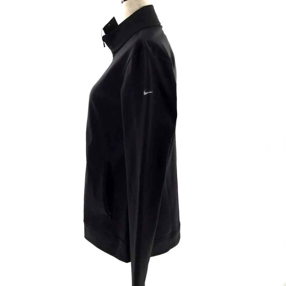 Nike New Therma Dri Fit Woman Grey‎ Track Jacket